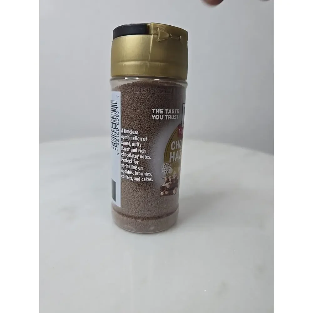 McCormick Holiday Finishing Sugar Chocolate Hazelnut
